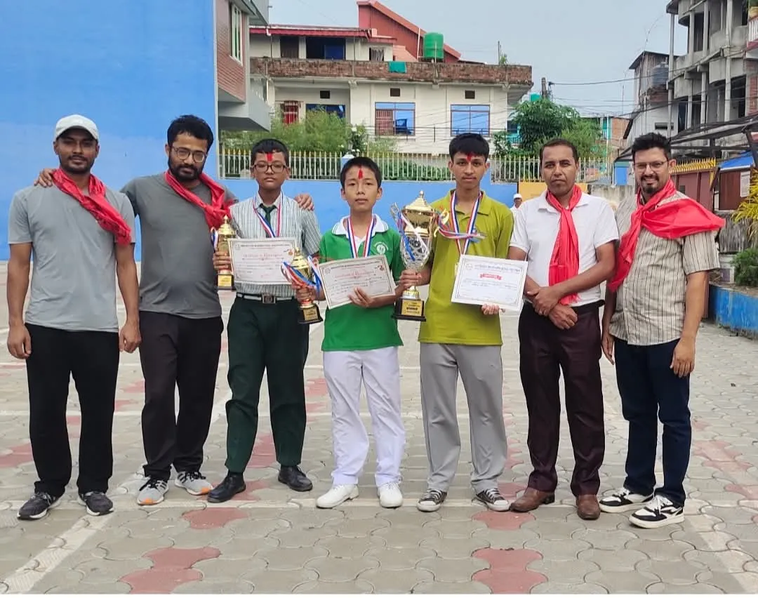 Congratulations to our grade 12th student, Bhabin Basnet on winning the HISSAN Sunsari Chess Competition!  Your focus, strategy, and determination have made us proud.